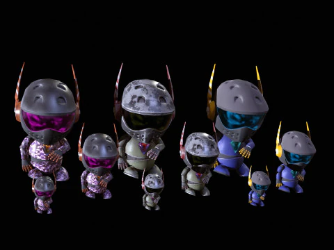 Minirobotic8Pack4 3D Model