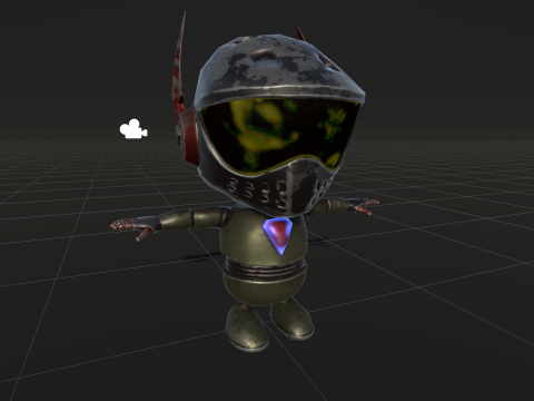 미니로봇8Pack4 3D 모델