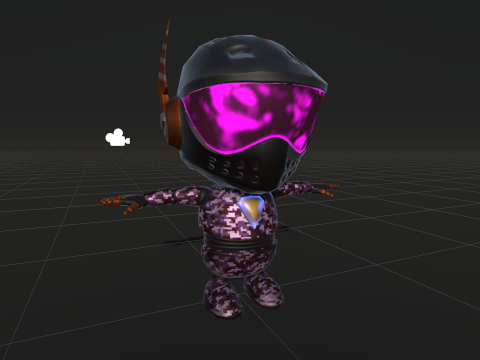 미니로봇8Pack4 3D 모델