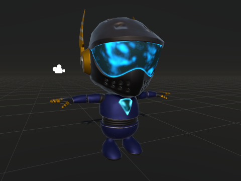 미니로봇8Pack4 3D 모델