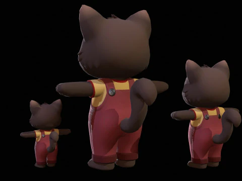 Cat2Pack3 3D Model