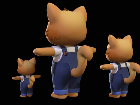 Cat2Pack3 3D Model