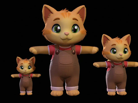 Cat2Pack3 3D Model