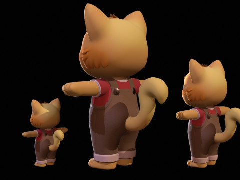 Cat2Pack3 3D Модель