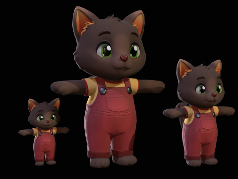 Cat2Pack3 3D Модель