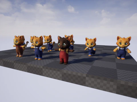 Cat2Pack3 3D Model