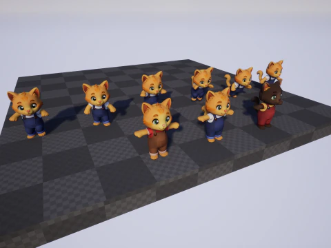 Cat2Pack3 3D Model