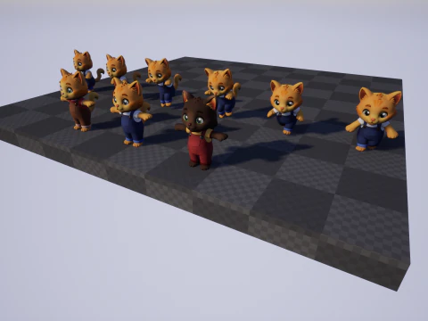 Cat2Pack3 3D Model