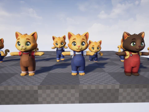 Cat2Pack3 3D Model