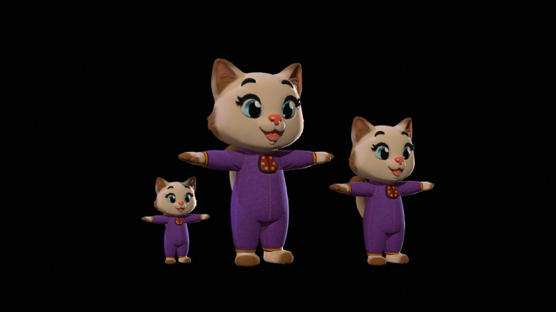 Cat3Pack3 3D Modell .c4d .max .obj .3ds .fbx .stl .blend