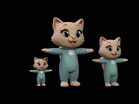 Cat3Pack3 3D Model