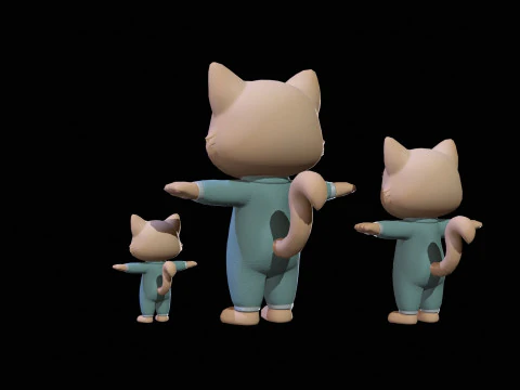 Cat3Pack3 3D Model