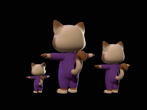 Cat3Pack3 3D Modell
