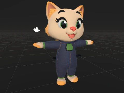 Cat3Pack3 3D Model