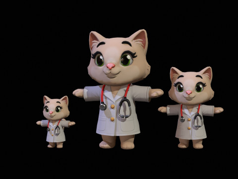 Cat4Pack3 3D Model
