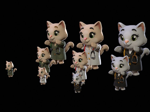 Cat4Pack3 3D Model