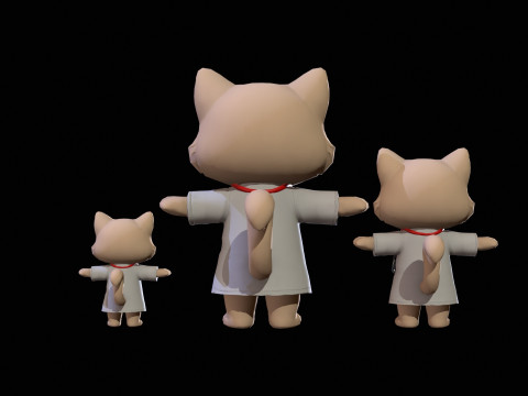Cat4Pack3 3D Model