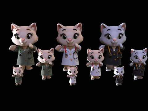 Cat4Pack3 3D Model