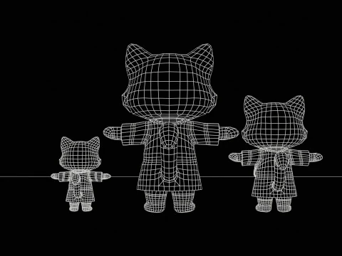 Cat4Pack3 3D मॉडल