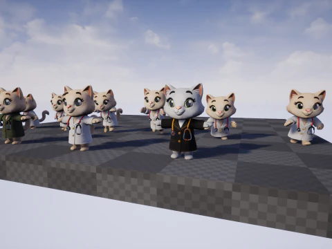 Cat4Pack3 3D मॉडल