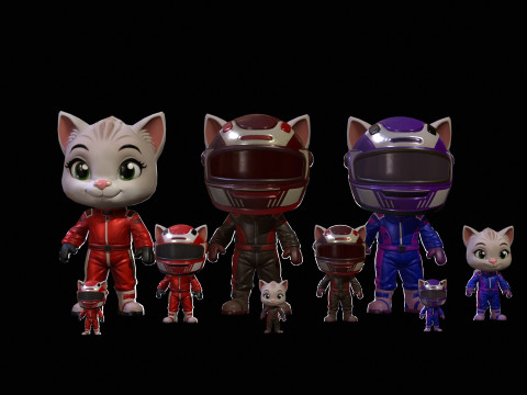 Cat5Pack3 Modello 3D