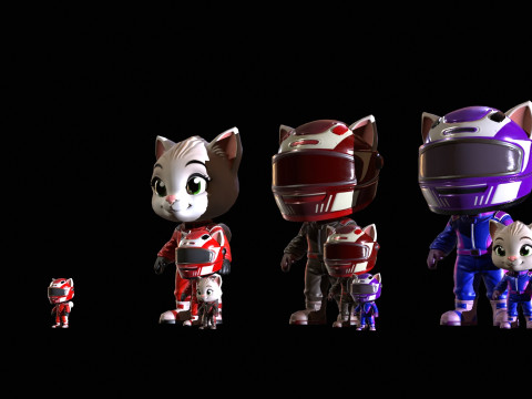 Cat5Pack3 Modello 3D