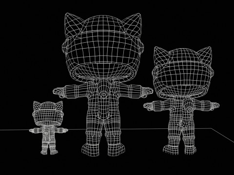 Cat5Pack3 Modello 3D