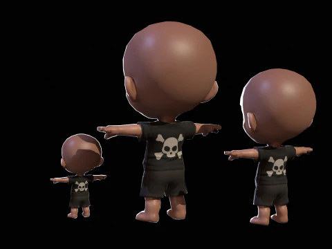 ChibiManiac1Paquete1 Modelo 3D