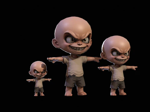 ChibiManiac1Paquete1 Modelo 3D