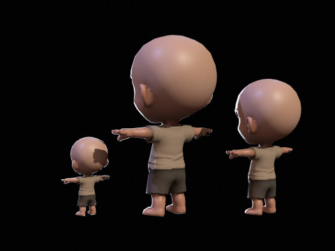 ChibiManiac1Pack1 3D मॉडल