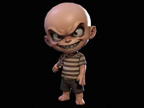 ChibiManiac1Pack1 3D मॉडल