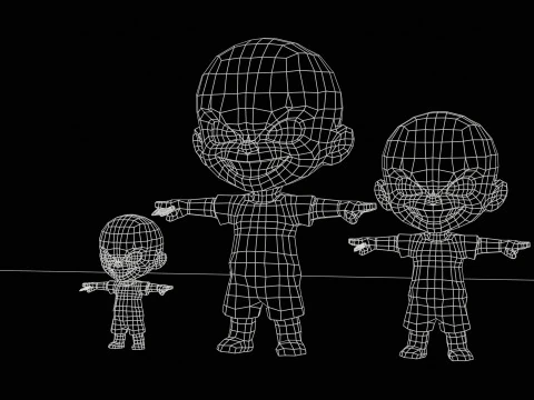 ChibiManiac1Paquete1 Modelo 3D