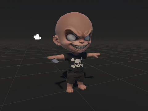 ChibiManiac1Paquete1 Modelo 3D
