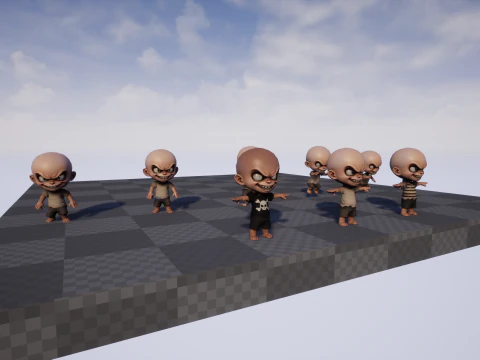 ChibiManiac1Paquete1 Modelo 3D