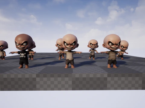 ChibiManiac1Paquete1 Modelo 3D
