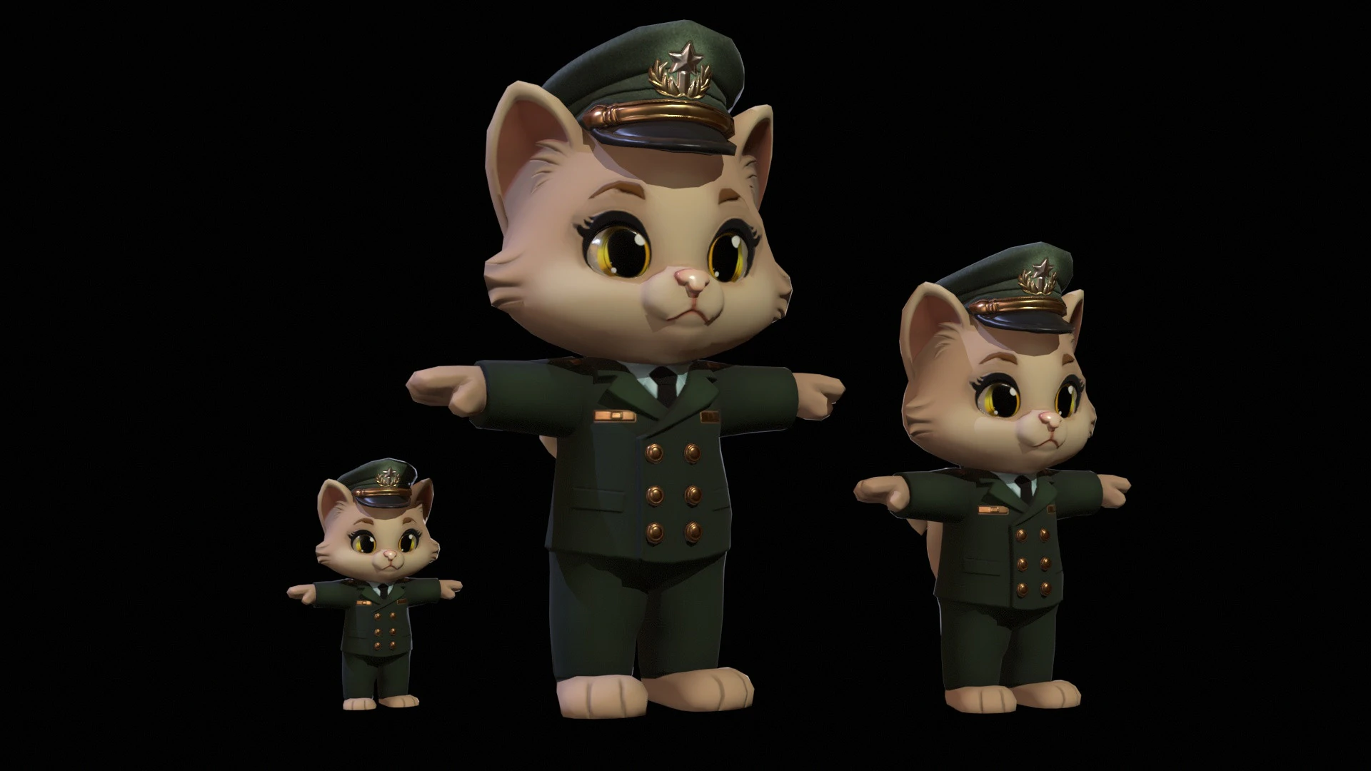 Cat6Pack3 3D Model .c4d .max .obj .3ds .fbx .stl .blend 