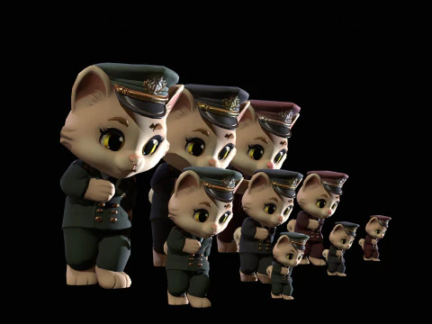 Cat6Pack3 3D Model