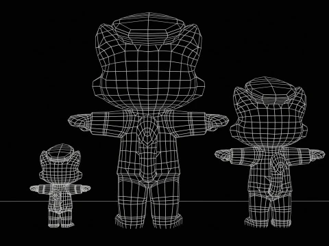 Cat6Pack3 3D Model
