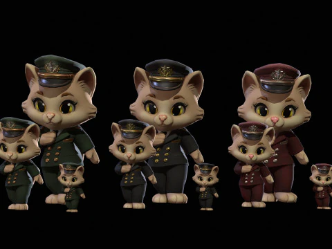Cat6Pack3 3D Model