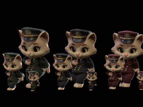 Cat6Pack3 3D Model