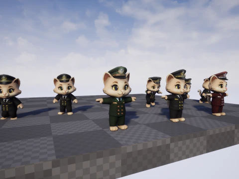 Cat6Pack3 3D Model