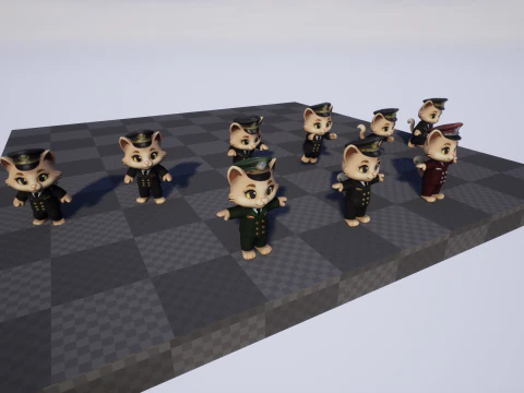 Cat6Pack3 3D Model