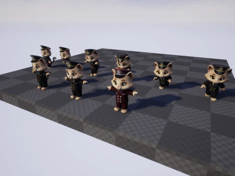 Cat6Pack3 3D Model