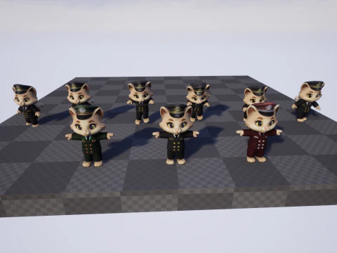 Cat6Pack3 3D Model