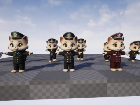 Cat6Pack3 3D Model