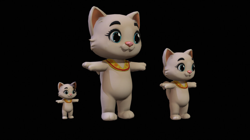 Cat8Pack3 3D 모델 .c4d .max .obj .3ds .fbx .stl .blend 