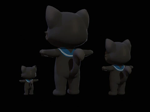 Cat8Pack3 3D Model