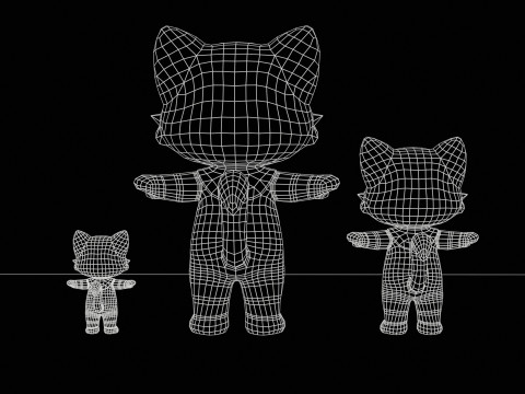 Cat8Pack3 3D 모델