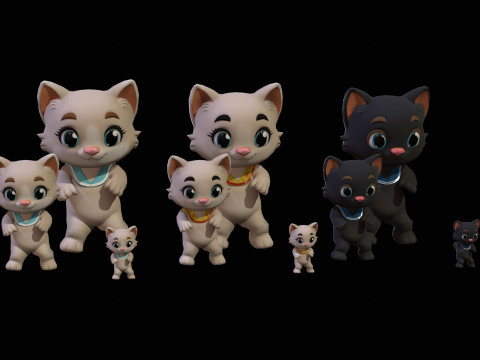 Cat8Pack3 3D 모델