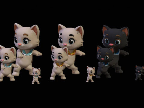 Cat8Pack3 3D Model